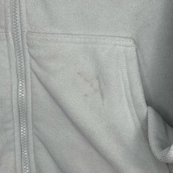 Nike Polar Fleece Sportswear Full Zip Hoodie‎ Medium 929114-034 Lt Silver/Navy - Picture 3 of 8